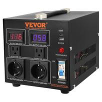 Voltage Converter Transformer, 2000VA, Heavy Duty Step Up/Down Transformer, Convert from 110 Volt to 220 Volt and from 220 Volt to 110 Volt, with US