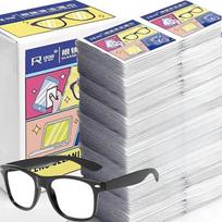 Anti-Fog Wet Wipes Disposable Eyeglasses Cleaning Cloth, Individually Wrapped Lens Screen Glasses Cleaner Tool for Phone, Eyewear & Glass Surfaces 30PCS gray