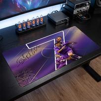 Cristiano Ronaldo Crest Mouse Pad, Extended Non Slip Rubber Desk Mat for Gaming Office Laptop Fan Gift 30cmx60cm（11.8x23.6inch）