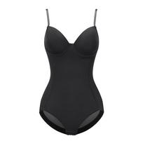 Women Sexy Mesh One Piece Push Up Shaping Bodysuit Transparent Hollow Out Intimates S juoda