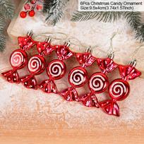 6 vnt. 6 cm skaidrūs sniego kalėdiniai rutuliai pakabukai kalėdinės eglutės dekoravimui skaidrūs burbulai pakabinami papuošimai Kalėdos Navidad as picture