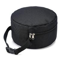 600D Oxford Cloth Neck Pillow Storage Bag Cylindrical Pillow Hanging Pouch  Camping Trip juoda