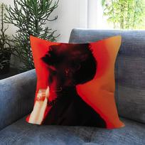 Rock Singer D-Damiano David Personalized Picture Text Home Decorative Pillows Household Gifts 45X45Cm Peach skin 18*18(CM)-1Pcs red