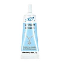High-Purity Jewelry Adhesive B7000 - Waterproof Clear Rhinestone Repair Adhesive, 4 Tubes - 50 ml (1.68 fl oz) white