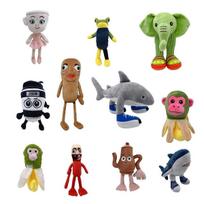 Italian Brainrot Tung Tung Tung Sahur Plush Toy Trallalero Trallalla Plushies Doll Stuffed Animals Kids Gifts Style A 1Pcs