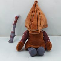 Silent Hill Red Pyramid Head Plush Doll Game Periphery Plush Toy Collectible Christmas Birthday Fans Toy Gift 25CM brown