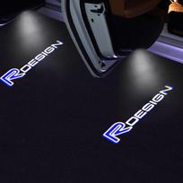2X „Volvo S60 S80 S90 V60 V40 XC60 XC90 XC40“ LED automobilio durų pasveikinimo „ghost shadow“ logotipo projektorius Šviesa Interjero Automobilio Aksesuarai PY9 balta