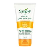 Simple Vitamin C Niacinamide Brightening Facial Foam Cleansing Wash 150ml, 1 pcs yellow