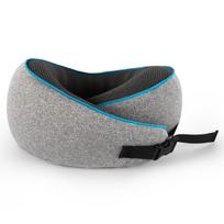 Memory Foam U-Shaped Neck Support Travel Pillow - Quick Rebound and Compact for Driving and Storage 25*23*14/12 Single Cotton Core black