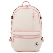 Converse Casual Versatile Zipper Closure Polyester Medium Backpack Unisex Backpack Pink 10021138-A26 Pink white