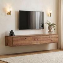 TV staliukas Ligne 160, rudas