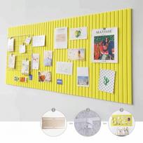 Lightweight DIY Felt Wall Stickers Self-Adhesive 40x60cm Photo Display Board No Drill Felt Bulletin Board Office chaki