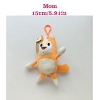Bluey Family Plush Toys - Cute Simulation Pet Dog Patrol Bingo Sister Kawaii Plush Children'S Doll Plaything For Birthday  Present white