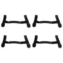 Upgraded Roll Rod Grab Handle for Off Road Nonslip Interior Roof Grab Gandle Wear Resistant Nylon Fabric 1 black