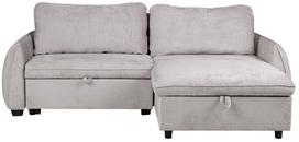 Kampinė sofa - lova Home4you Cloud 28697, šviesiai pilka sp., dešininė, 160 x 226 cm x 88 cm