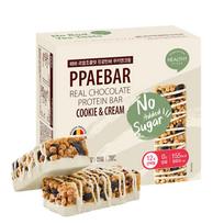 PPAEBAR Real Chocolate Protein Bar #Cookie&Cream 1 Box (40g*9ea) 40g*9ea