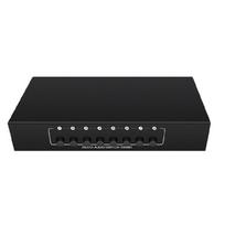 Heavy Duty 8Input 3RCA AV Selector Professional Signal Management For Recording Studios Home Cinemas Video audios Switcher black