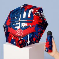 Bolton Wanderers FC Mini 5 Fold Pocket Umbrella Compact Lightweight Anti UV Rain Sun Protection Umbrella Portable Travel Umbrella