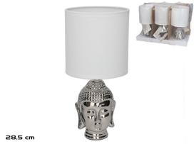 Decorlife stalinis šviestuvas Buddha, baltas/sidabrinis
