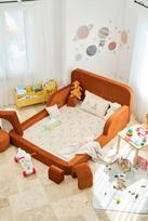 Vaikiška sofa Funbed Double 115, oranžinė