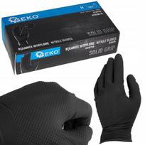Geko Solid Grip hanskat, mustat, koko M, 50 kpl.