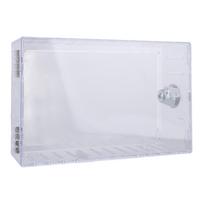 Clear Thermostat Lock Box with Key Maintaining Temperature Precise High Visible Universal Fit Thermostat Cover Guard