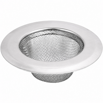 Kriauklės nubėgimo sietelis, 54 mm, nerūdijančio plieno, vonios ir virtuvės kriauklei, kriauklės filtras, kriauklės kamštis-sietelis