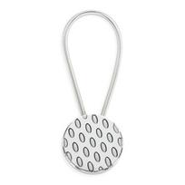 Eurofirany magnetinis užuolaidų laikiklis, 5x17 cm, sidabrinis