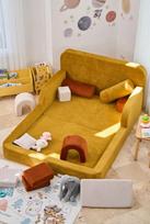 Vaikiška sofa Funbed Double 115, geltona