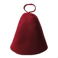 Banya Cap for Sauna Use And Bathing Accessories raudona