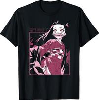 Demon Slayer Nezuko Waifu Anime Manga Kimetsu No Yaiba Cosplay T-Shirt Unisex T-Shirt XXXXL pink