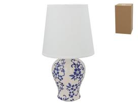 Decorlife stalinis šviestuvas Aida, baltas/mėlynas