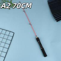 Ultralight Winter Ice Fishing Rod Portable Winter Ice Fishing Rod Spinning Casting Ice Winter Fishing Pole Tackle gray