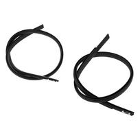 2PCS Roof Molding Trim Left+Right 74306-TS8-A01 For Honda Civic 2012-2015 black