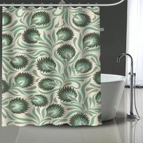 William Morris Art Custom Pattern Polyester Bath Curtain 180X180Cm Shower Curtains Diy Bath Screen Printed Curtain For Bathroom W60H190(CM)-1 Pcs gray