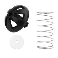 Coffee Machine Brewing Basket Bottom Spring Loaded Stopper for DCC-1200 Coffee Maker Accessories Easy to Install 1 black