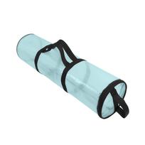 PVC Skaidrus Sandėliavimo Maišelis Cilindro Formos Užtrauktukas Nešimo Rankena Patvarus Didelės Talpos 80CM Ilgio Organizatorius One Size mėlyna