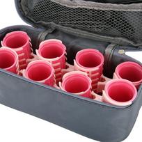Large Grip Design Hair Curler Rollers Plastic Material Hair DIY Tools  For Long Hair red