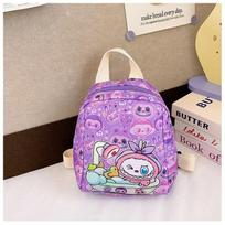 Labubu Children's schoolbag kindergarten baby lightweight casual backpack boys and girls cute cartoon backpack KTB gray