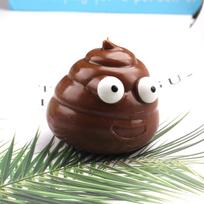 Fidget Cute Squeeze Poo Toy Stress Balls Stress Easing Sensory Funny Poop Shape Kids Adults Fidget Joke Prank Toy Party Favors brown