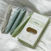 4pcs Morandi Color Dream Pastel Highlighter Pens Set Soft Tip Oblique Marker Liner for Drawing And Painting A3033 gray