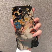 Case For Xiaomi Redmi Note 14 Pro Plus 5G Cases Redmi 13 Case Creative Flower Girl Case For Redmi Note 13 12S 12 11 10 13C Cover Redmi Note 10 4G black