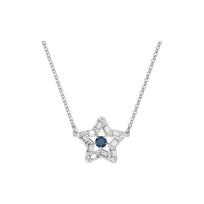 Swarovski STELLA wishing star meaning clavicle chain for women 5639186 sidabras
