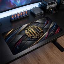 AC Milan Printed Large Mouse Pad, Non Slip Soft Rubber Gaming Desk Mat for Office Laptop Computer Decor 30cmx60cm（11.8x23.6inch）