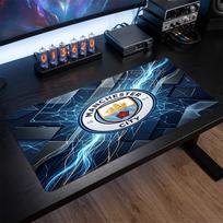 Manchester City Printed Large Mouse Pad, Non Slip Soft Rubber Gaming Desk Mat for Office Laptop Computer Decor 30cmx60cm（11.8x23.6inch）