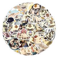 54Pcs Avatar: The Last Airbender Appa Graffiti Stickers Luggage Cup Stationery Laptop Refrigerator Decoration Diy Decals gray