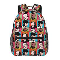 The Andy Warhol Team Backpack Student Boys Girls BookBag Kids School Bag Laptop Shoulder Bags for Men Women One Size beige