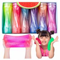 Gleivės Gleivės Spalvotos Blizgančios Plastilinas Didelės Gleivės Vaikams