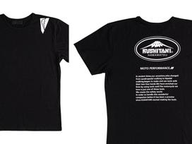 2025 Summer Mount Fuji Casual Cycling Wear Kushitani Round Neck Men's and Women's Basic Simple Short Sleeve T-shirt S black