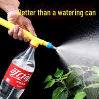 Kolos buteliuko purkštuko purškimo pistoletas rankiniam laistymui Beverage Bottle Nozzle [Metal Rod]-Random color white